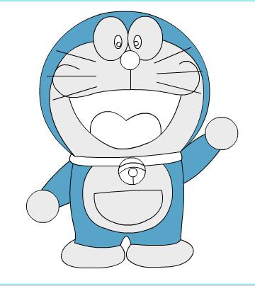  Menggambar Doraemon  Duelion